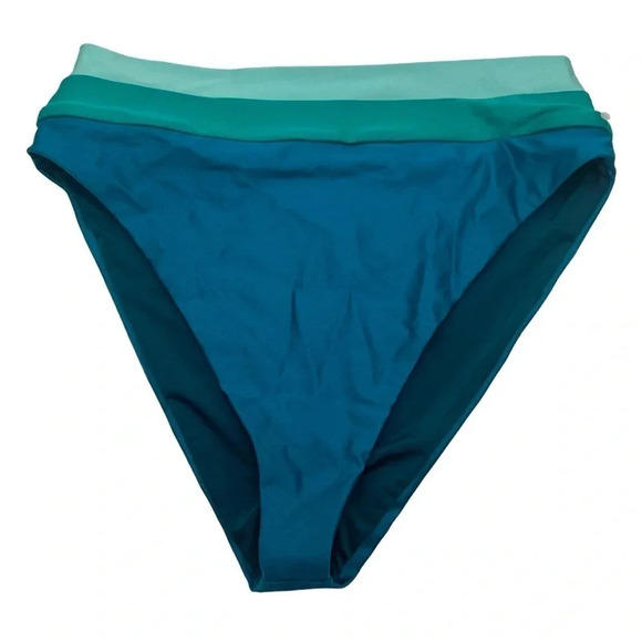 NEW Beach Riot Heidi Colorblocked Bikini Bottom Large B2083 - Picture 4 of 8